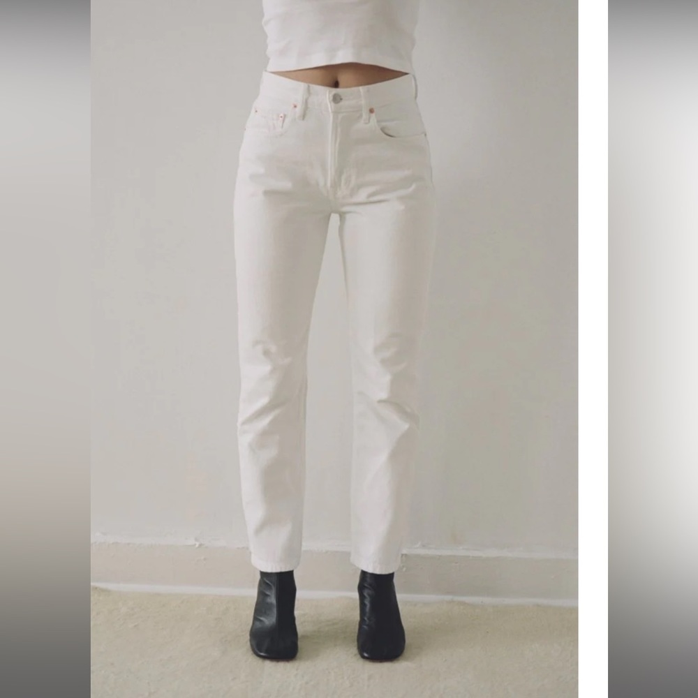 feel studio inc white jeans 27
